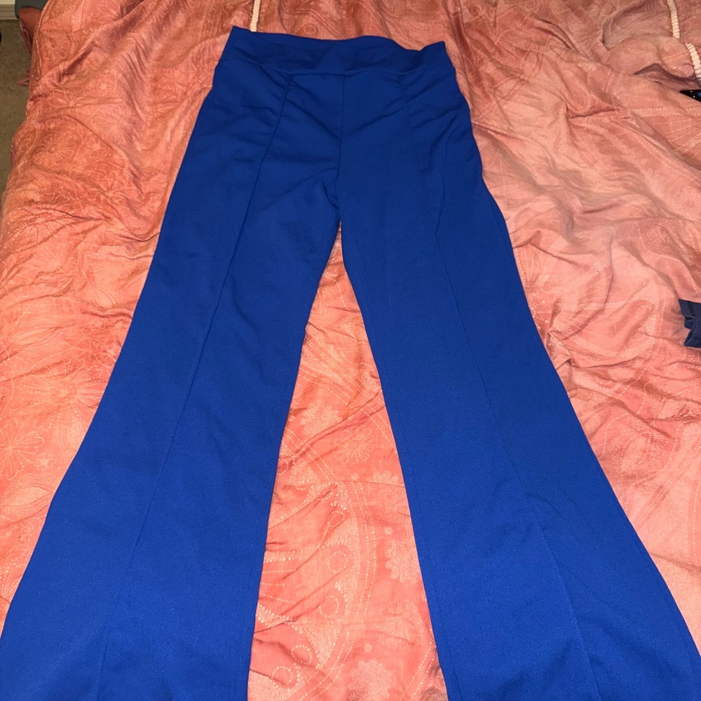 Amazon Royal Blue Women's Flare Pants